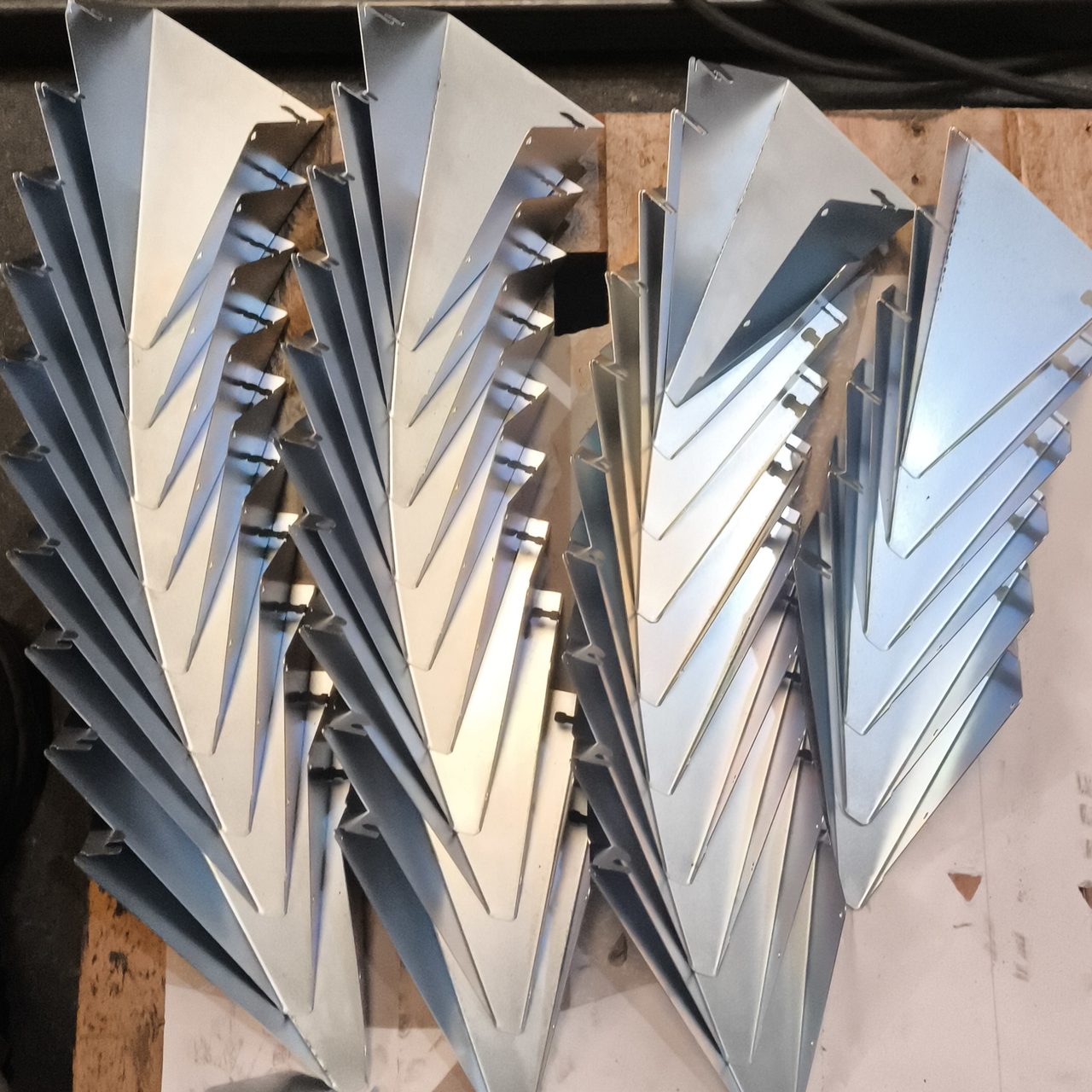 Peças especiais dobradas galvanizadas